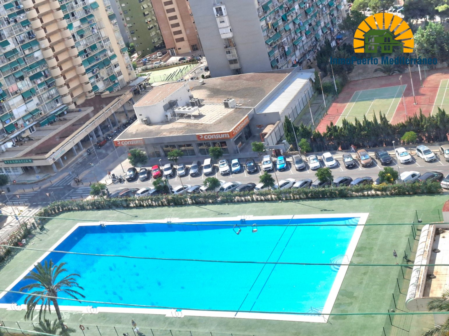 Estudio vistas panorámicas mar zona Juzgados Benidorm 