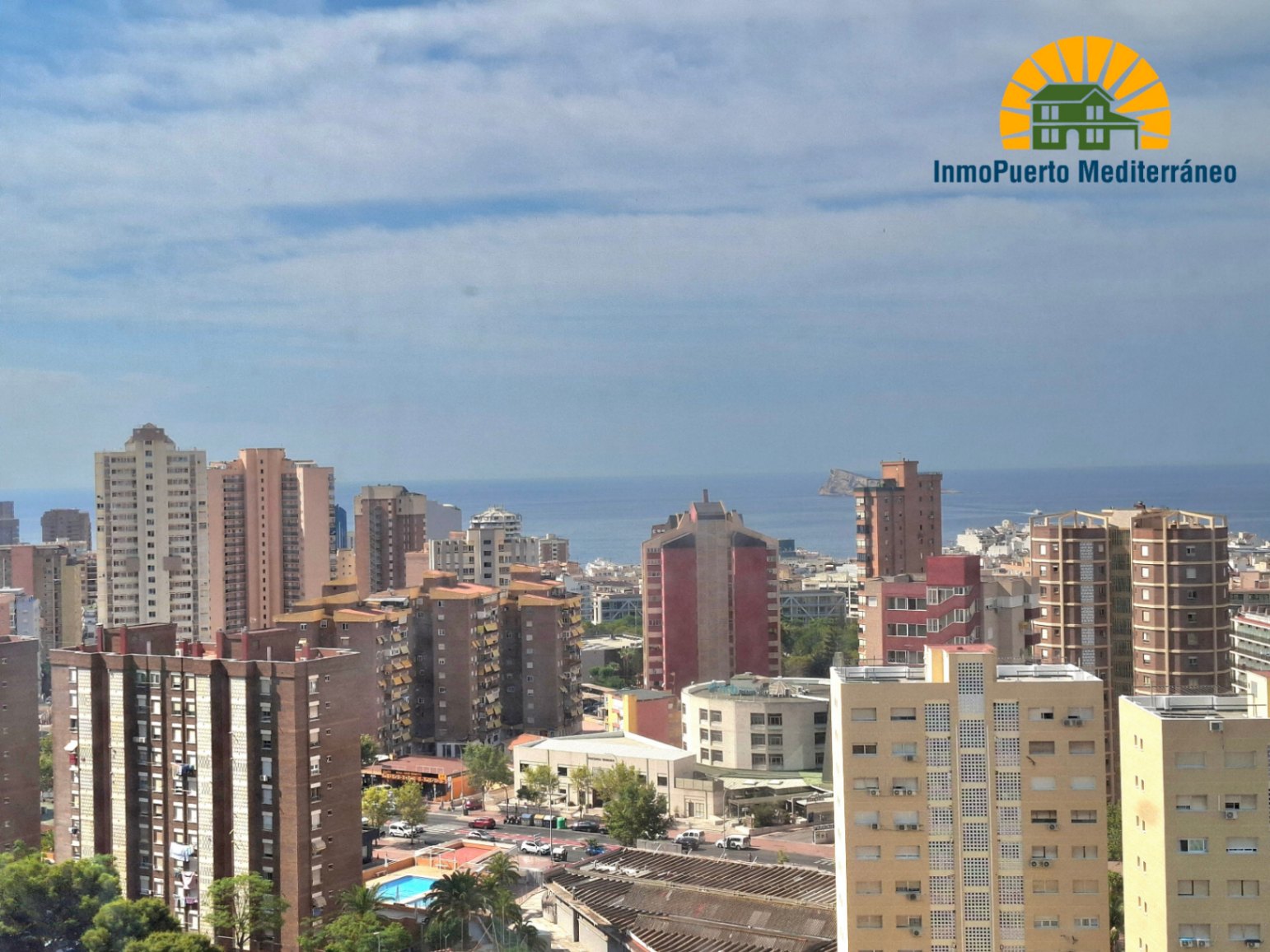 AP-MON14-BD - Studio con vista panoramica sul mare nella zona dei Tribunali di Benidorm