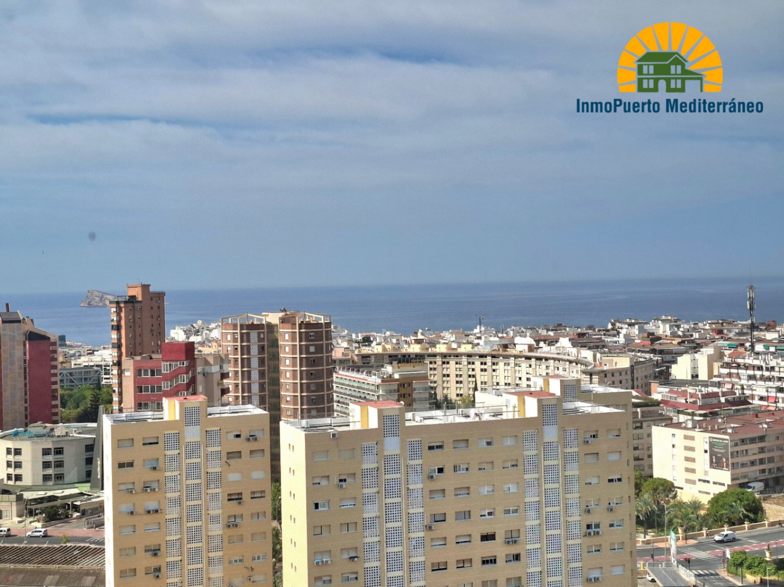 Estudio vistas panorámicas mar zona Juzgados Benidorm 
