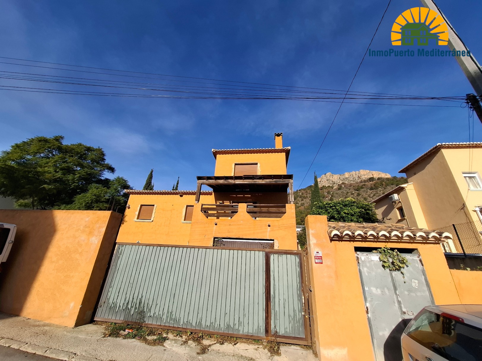 Chalet con vistas mar en Calpe