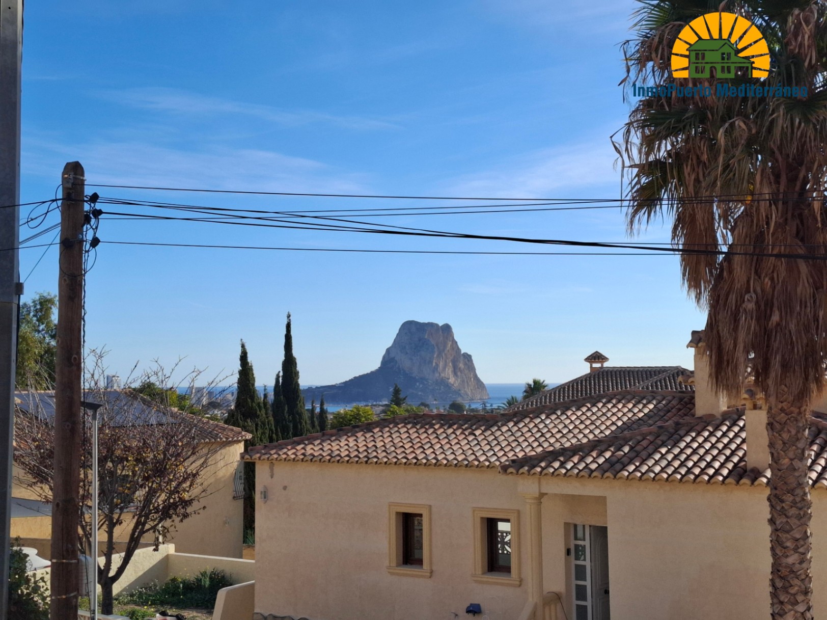 Chalet con vistas mar en Calpe