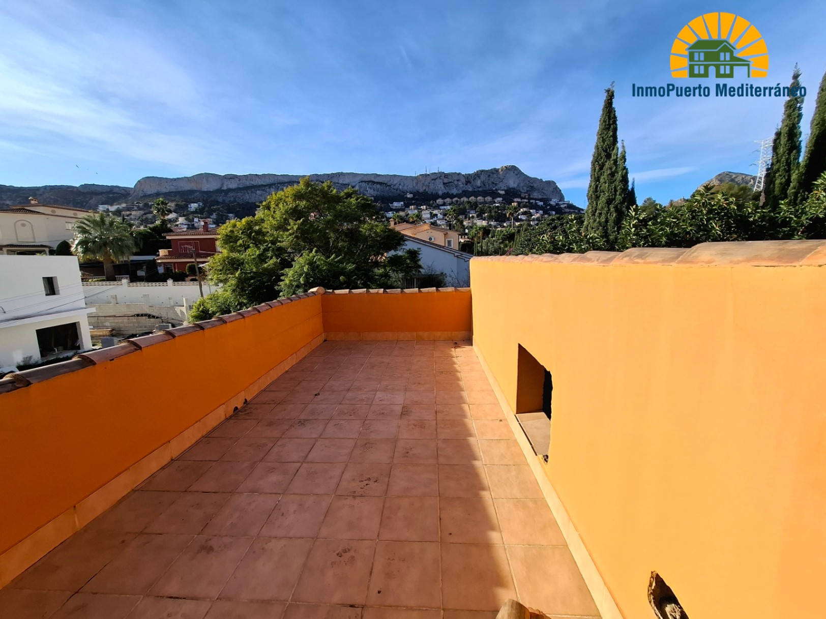 Chalet con vistas mar en Calpe
