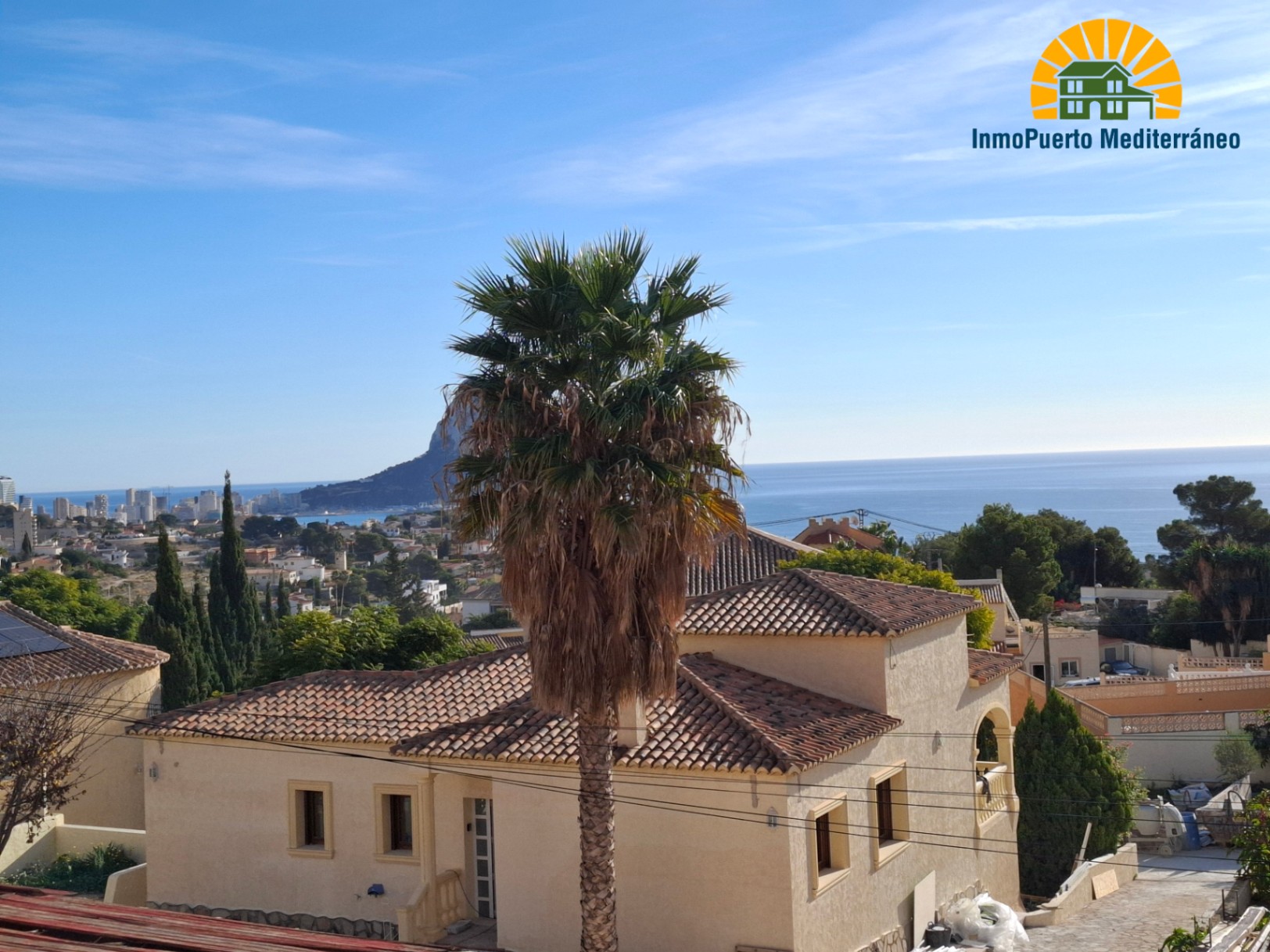Chalet con vistas mar en Calpe