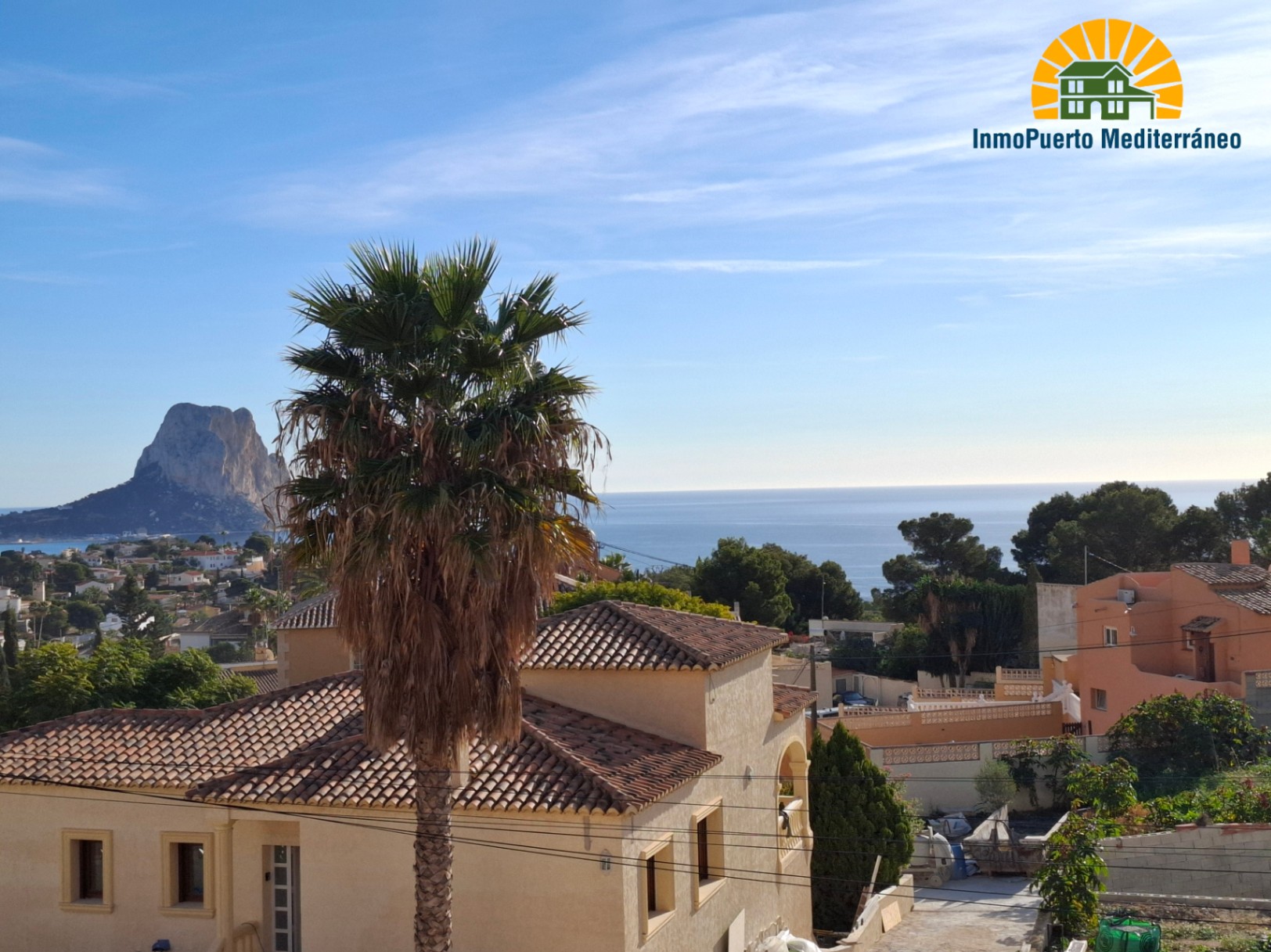 Chalet con vistas mar en Calpe