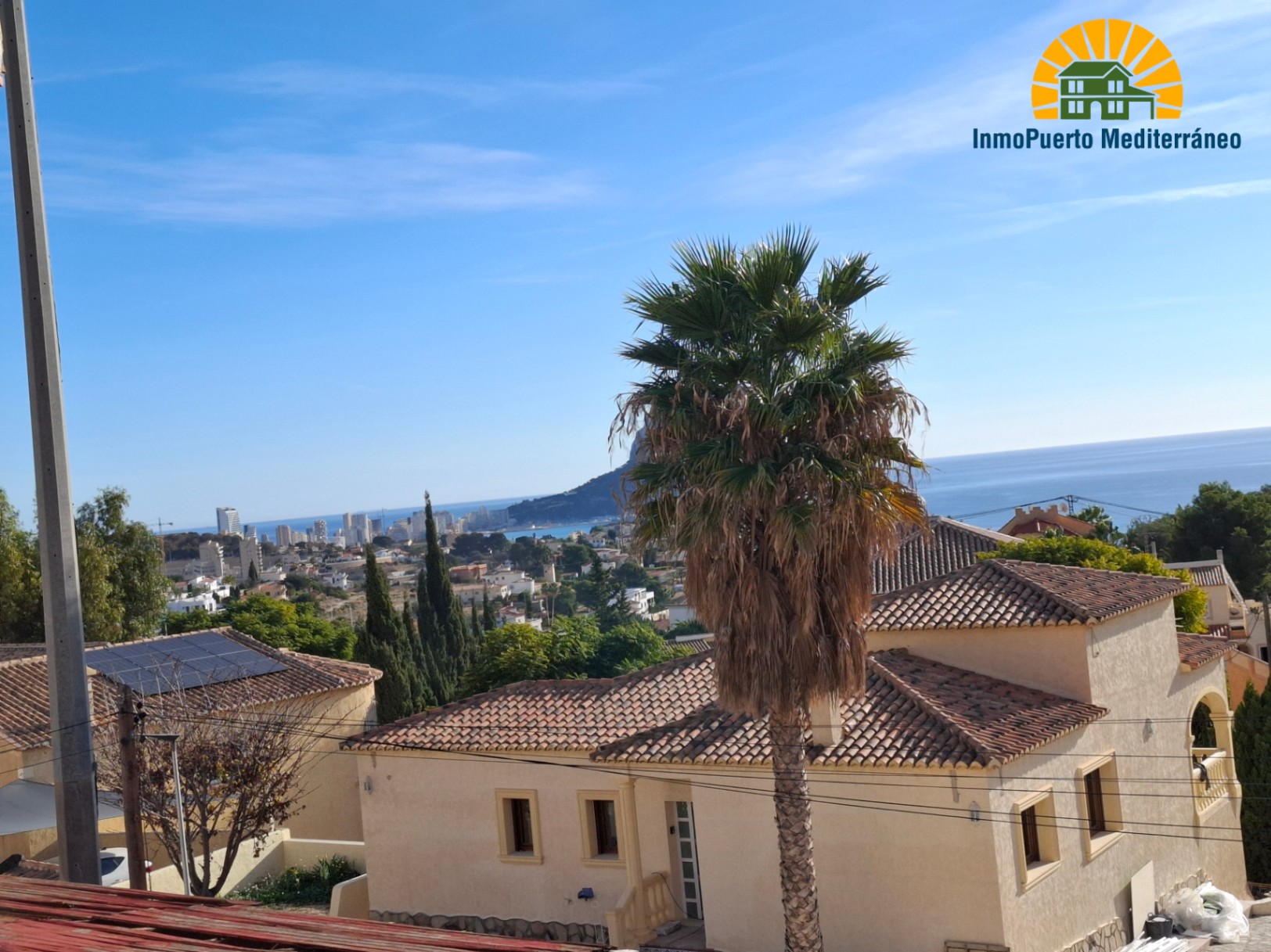 Chalet con vistas mar en Calpe